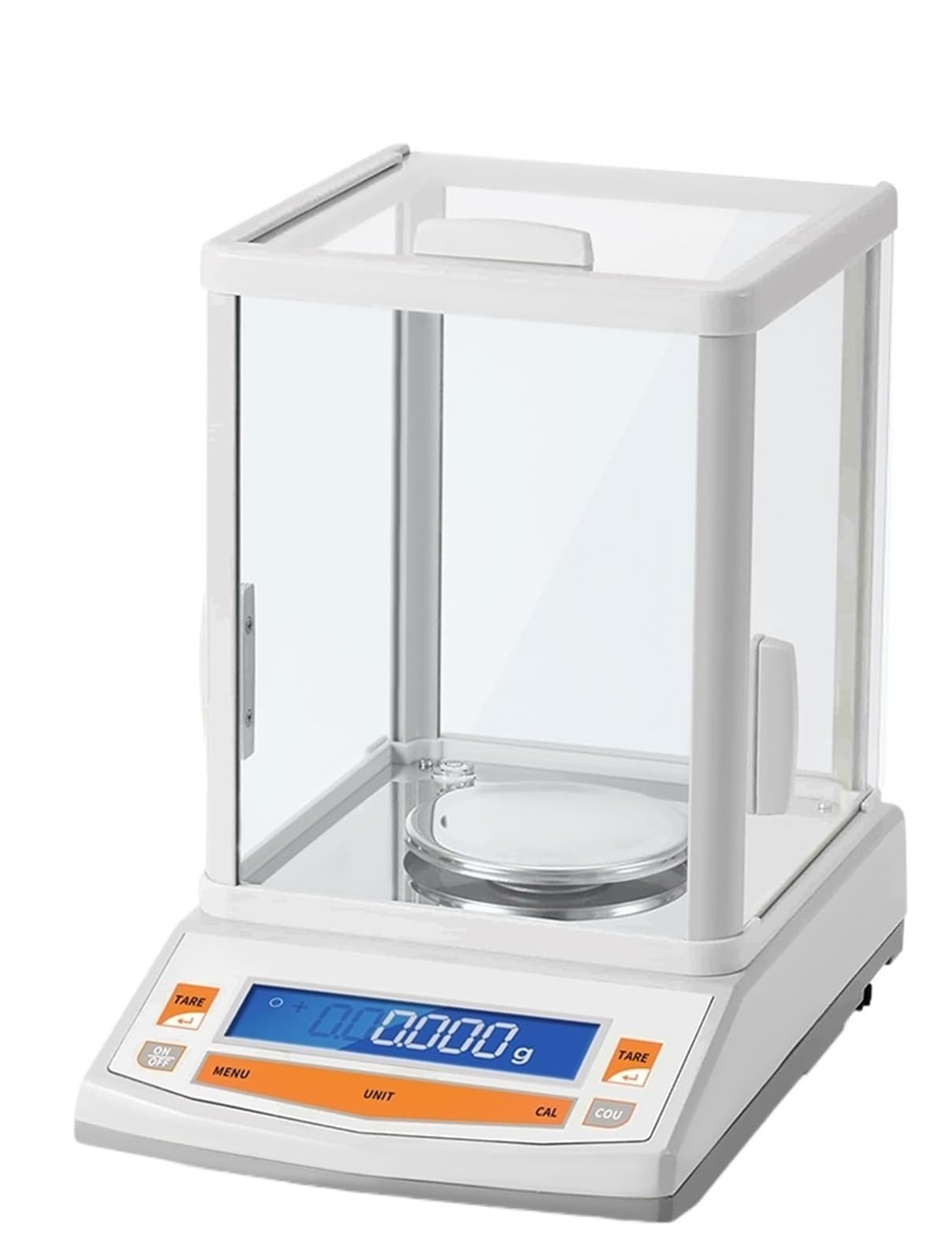Waga analityczna laboratoryjna 200 g, dokładność 0,001 g, precyzyjna waga elektroniczna z wyświetlaczem LCD, interfejsem RS232 i osłoną przeciwwietrzną Klasa komercyjna