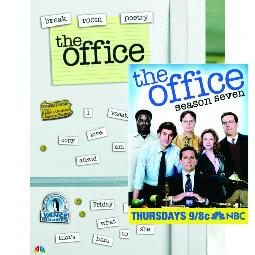 The Office Season 7 DVD with Poetic Message Magnets Gift image 4