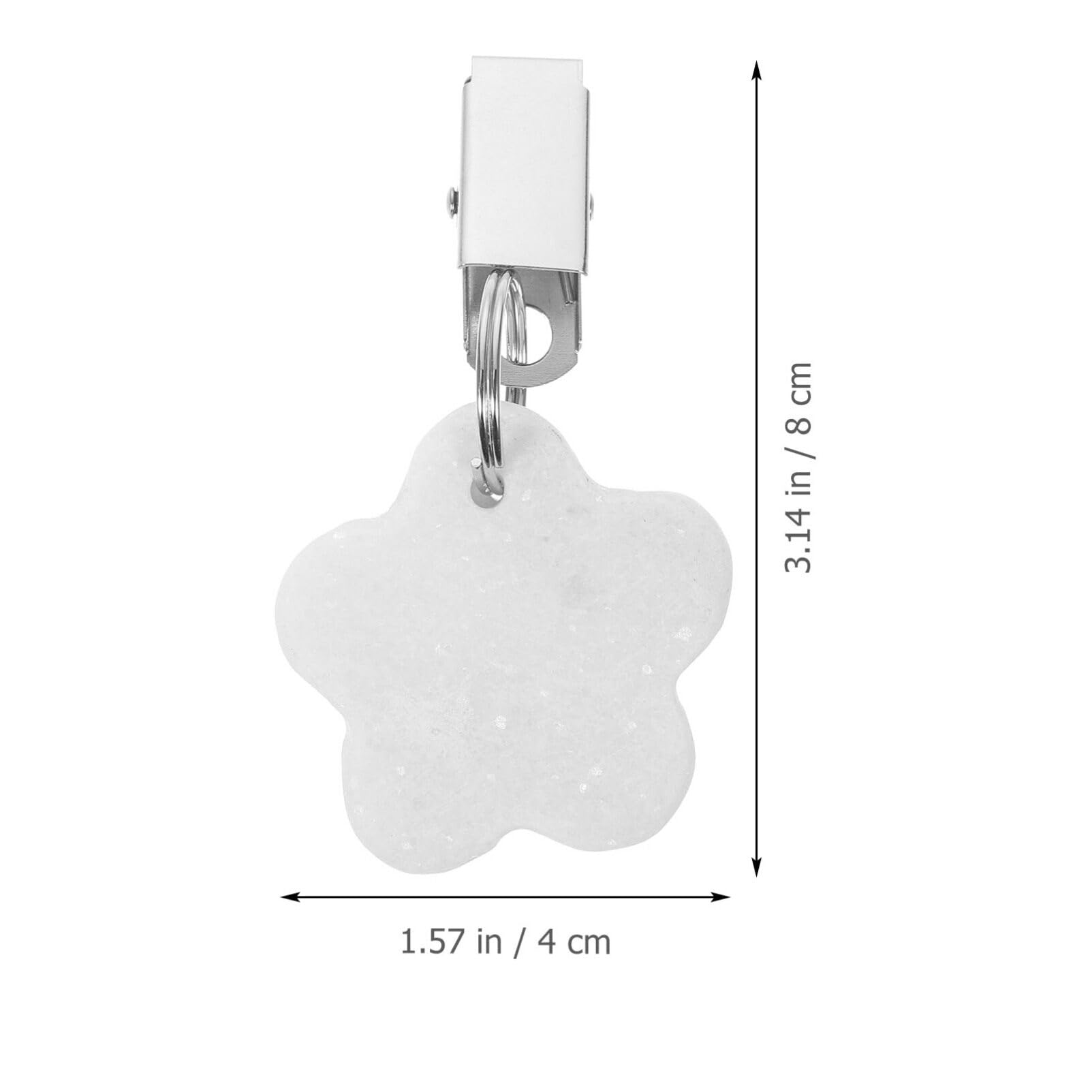 Kichvoe 4pezzi Pesi per Tovaglia Antivento Forma di Fiore Clip per Tovaglia da Esterno Pesi per Coperture per Tavolo per -nic e all Aperto