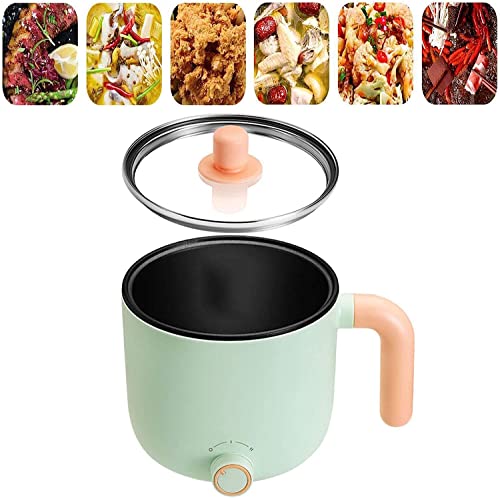 ANSNOW Separate Design Electric Hot Pot Cooker, Multi Function Tabletop Steam Cooker, Non-Stick Electric Skillet for Hotpot, Steaming Stewing and Making Soup Heatproof/Without Steamer