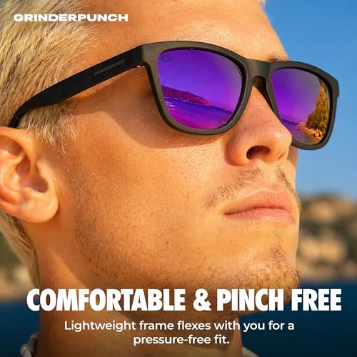 Image of grinderPUNCH Womens Polarized Sunglasses UV400 Protection Classic Retro Driving Sun Glasses Trendy Fashion Shades