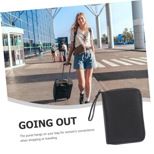 Id Jacket Women's Zipper Clutch Card Organizer Wallet Compact Credit Card Holder Small Purse Lady's Organizer4