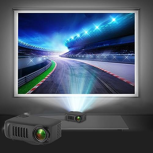Mini-Projector-1080p-Portable-Projector-Tv-Small-Projector-Video-Projector-Electronics-Tech-Gadgets-Mini-Tv-Equipped-With-Hdmi-Usb-Audio-Tv-Dramas-Photo-Sharing-And-Games-Cool-Stuff
