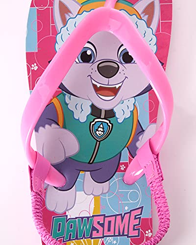 Nickelodeon Girls' Paw Patrol Sandals - Thong Flip Flops w/Heel Strap (Toddler/Little Kid)4