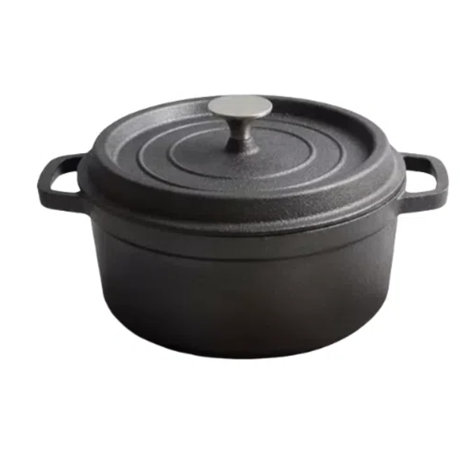 Amazon｜NIGOEブラック 20cm 両手 鋳物 ホーロー 鍋 IH対応 両手 鋳物