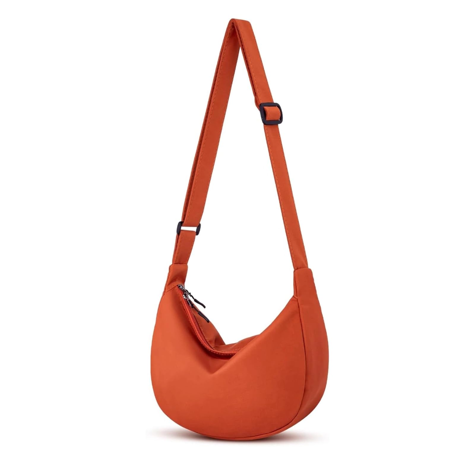 Half-moon Crossbody Bag for Women, Crescent Sling Bag with Adjustable Strap, Sling Purse with Zipper for Daily Travel Use-picture-32