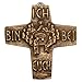 Produktbild Kommunionkreuz Bronze - Wandkreuz Abendmahl mit Text Ich bin bei Euch, 10cm