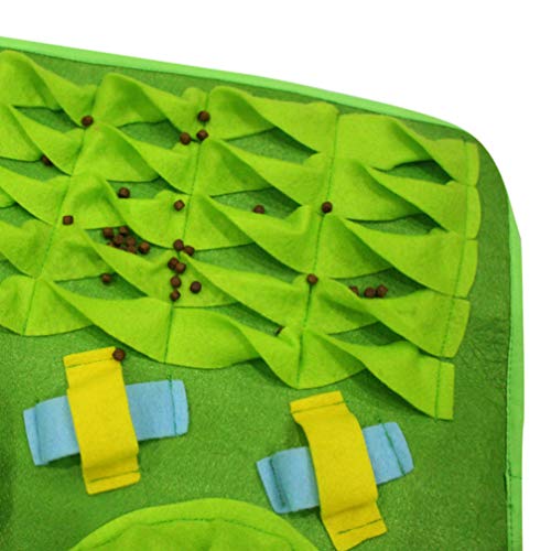 VILLCASE Esteira de Snuffle de Animais de Estimação para Cães Nosework Manta Jogo Interativo de Alim