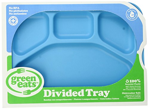 Green Eats Divided Tray, Blue