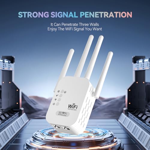 image for Xilkoze 2026 WiFi Extenders Signal Booster for Home Long Range Up to 9
