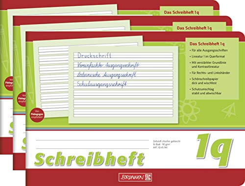 Brunnen Schreiblernheft (3 Stück, Schreibheft Lin. 1q)