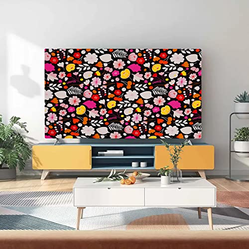 Image of Glassiano Marigold Dustproof Printed 39 inch LED TV Cover Screen Protector Compatible for All Models, Print 04