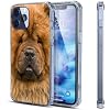 Chow Chow Portret iPhone Clear Case Compatibel voor 12 en 12 en iphone 12 Pro Shockproof Beschermende Houder Covers…