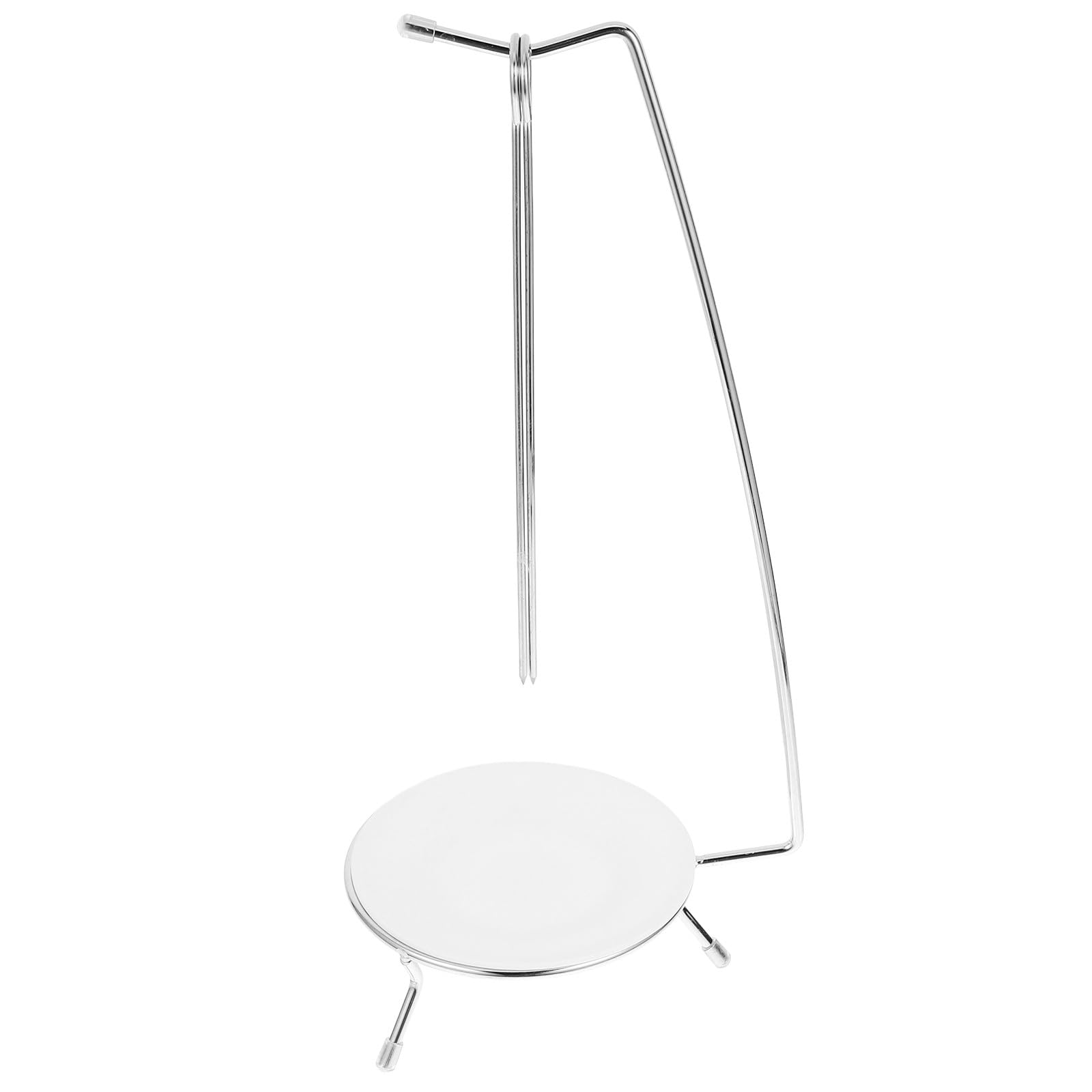 Soporte Colgante Bastidor Seguro y Estable para Brochetas de Acero Inoxidable con 2 para Barbacoas Jardín y Camping