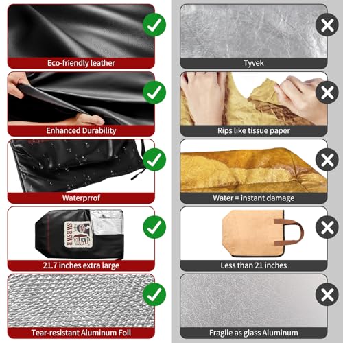 BBQ Blanket para reposar carnes, reutilizable, cuero miniatura 6