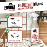 Envira Universal Effect Insekten Abwehrspray 2 x 5 Liter - Extra starkes Spray mit Langzeitwirkung gegen Trauermücken, Silberfische, Lebensmittelmotten & weiteres Ungeziefer - Mittel gegen Insekten
