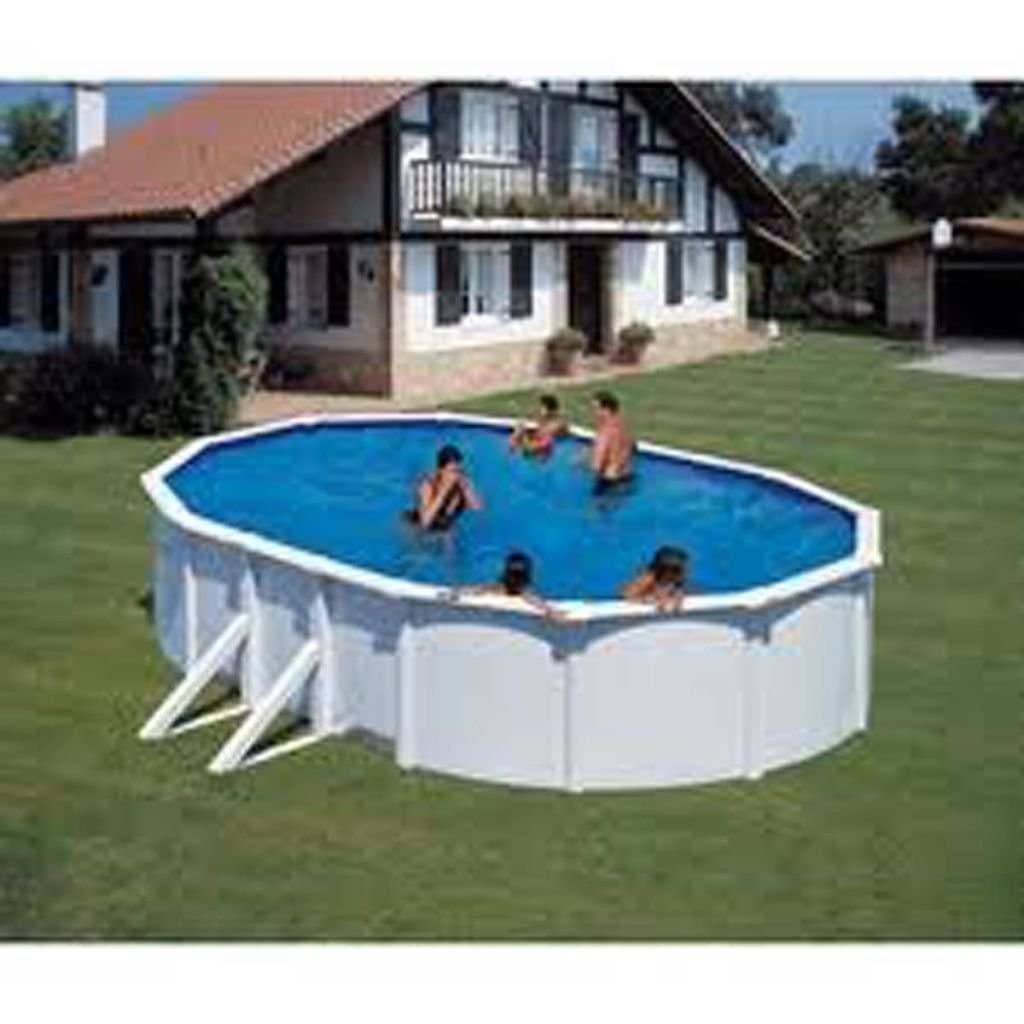 Gre FPROV500 - Liner para Piscinas Ovaladas, 500 x 300 x 120 cm (Largo x Ancho x Alto), Color Azul & CPROV505 - Cobertor de Verano para Piscina Ovalada de 500 x 300 cm, Color Azul