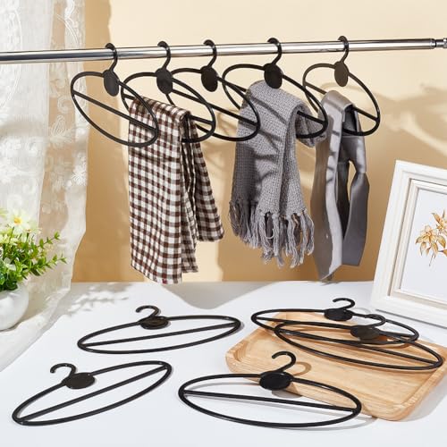 AHANDMAKER 10 Pcs Black Scarf Hanger - Image 4