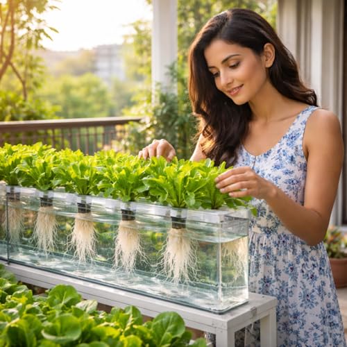 Image of Erwon Liquid Fertiliser for Hydroponic Plants I Essential All Nutrients for Overall Growth | For Leafy Greens, Herbs, Vegetables & Flowers I 1000 ml