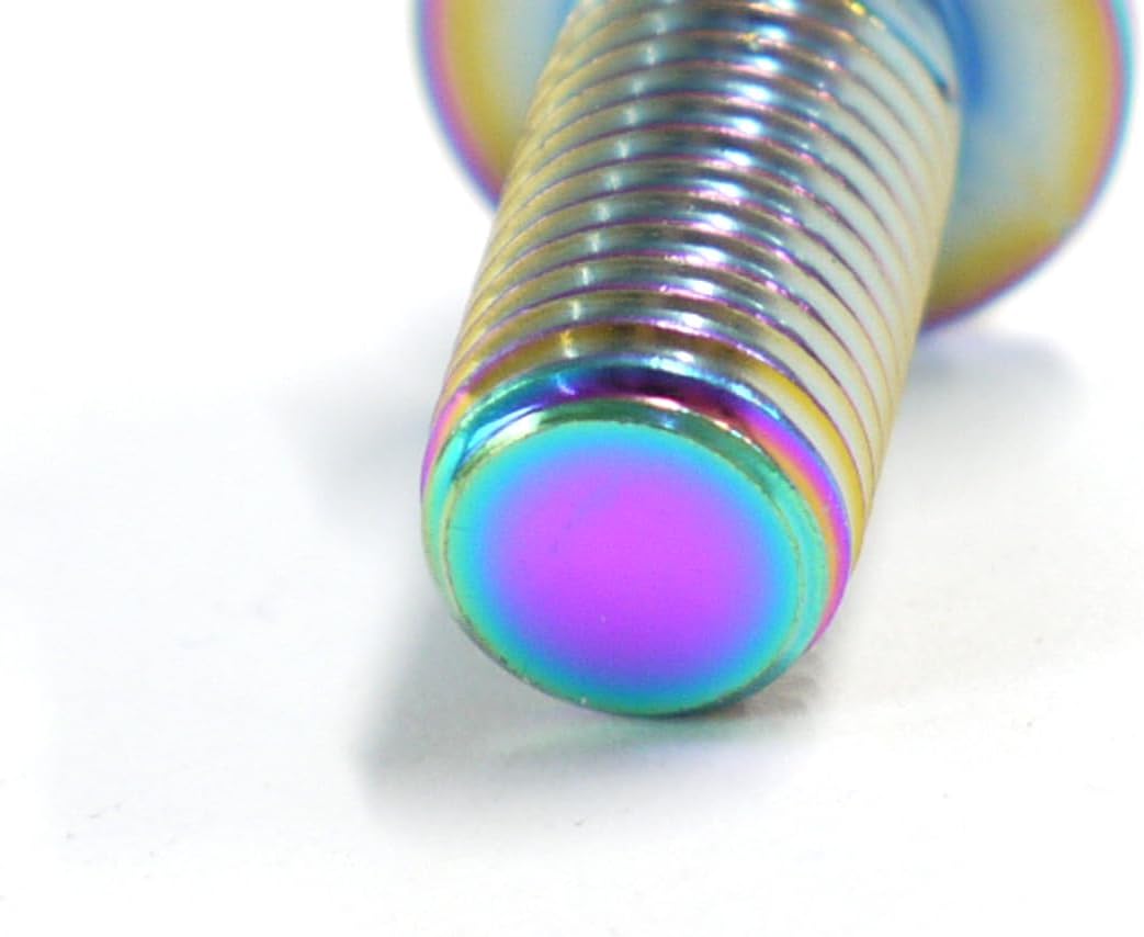 ZX-9R -01用64チタン製フロントキャリパーマウントボルト4本セット 焼き色