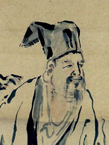 ♥掛軸　平野 華僊　人物画　掛け軸　骨董品 掛軸 平野 華僊 人物画 掛け軸 骨董品 ♥掛軸 平野 華僊 人物画