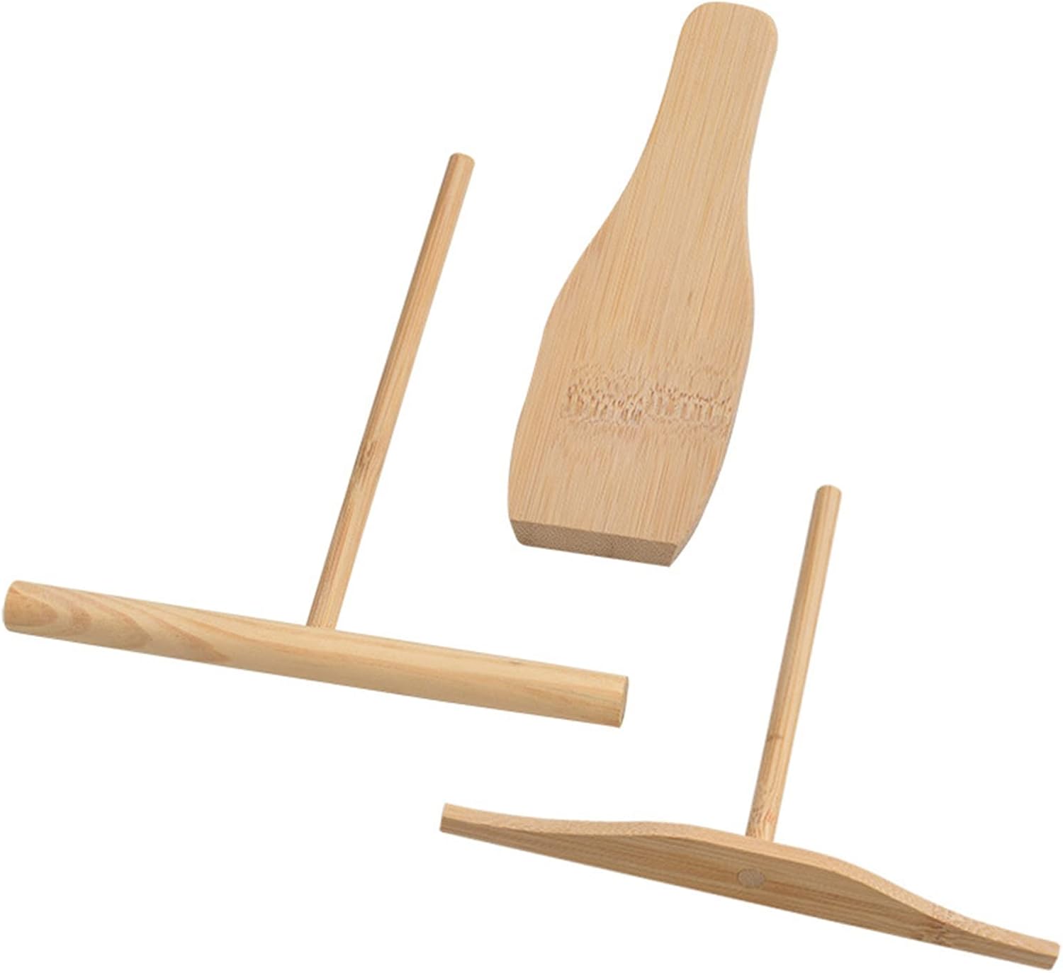 tinysiry Crepe Spreader & Spatula Kit 4 Pcs Crepe Tools