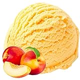 EXTREMELY ECONOMICAL Nectarine flavor vegan - no sugar soft ice cream powder - For Soft ice machine - 1: 3 - 1 kg