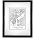 MotivatedWallArt Philadelphia Map Print City Maps Poster Philadelphia Poster US City Map Print Map Art Print Black and White Map Wall Art Modern City Art Scandinavian Poster 8x10 Unframed