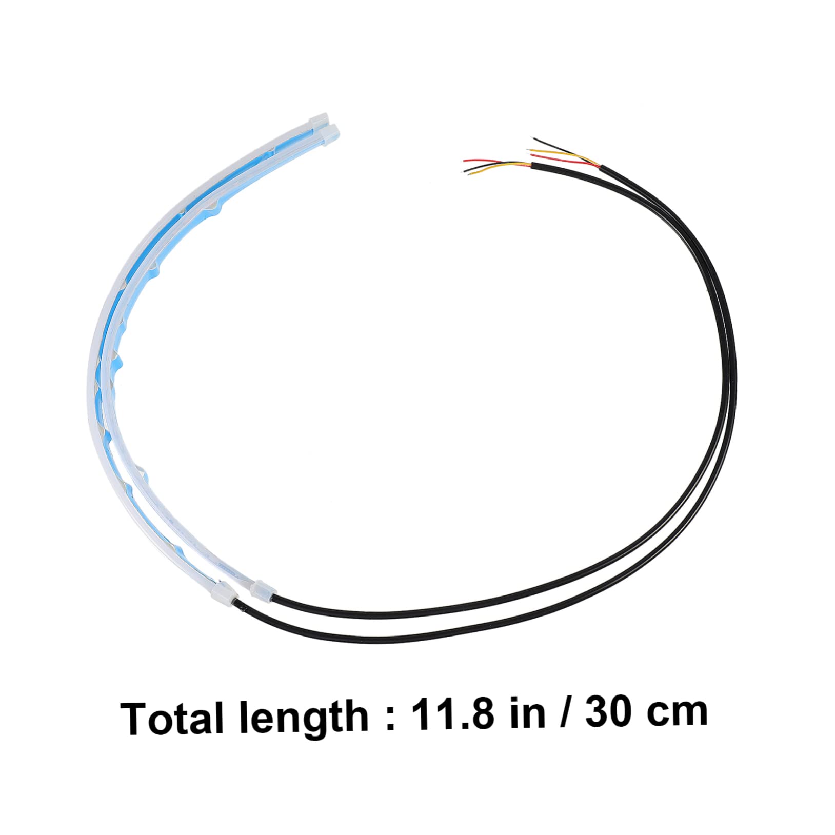 SOLUSTRE Striscia Di Luci A Led Per Fari A 3 Set Luce Diurna Automatica Striscia Di Luci A Led Installazione Semplice 2 Pezzi * 3