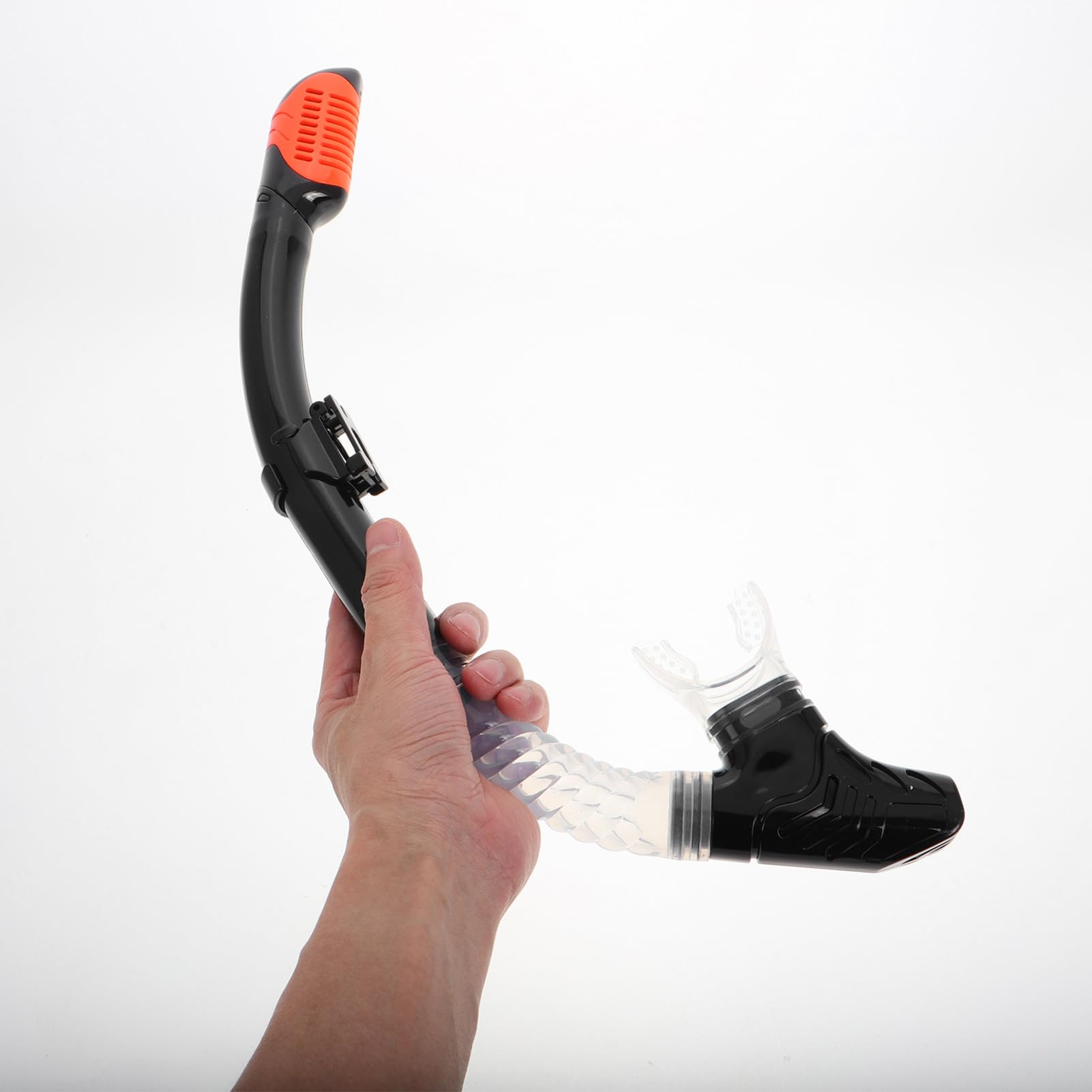 GAROZATION Lap Swimming Fin Comfortable Center Mount Purge Valve Snorkeling Gear for Pool Open Water Swimming