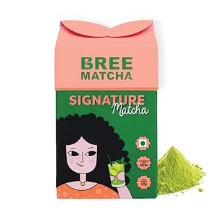 Bree Matcha - Signature Matcha Tea Powder | Sourced from Kagoshima, Japan | Boost Energy, Improve Alertness & Mood | Smooth Umami Taste | 30gm (10-15 servings)