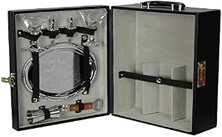 Customizable Portable Travel Bars (Leather Three Bottle W/Tray)