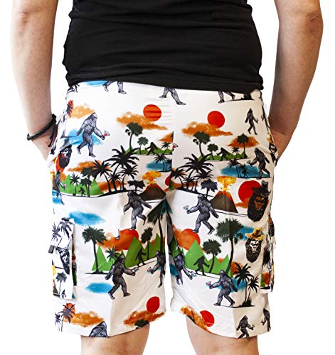 Funny Guy Mugs Mens Lightweight Quick Dry Swim Trunks with Mesh Lining and Zippered Pockets4