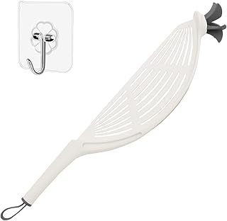 Kitchen Rice Strainer Water Filters Fruit Vegetable Pasta Colander Strainer Crescent Pot Strainer Pasta Drainer with Handle, for Rice,Soy Beans,Mung Beans,Various Beans,Kitchen Gadgets Tool