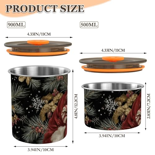 Contenedor de Café Hermético Acero Inoxidable 500ml miniatura 3