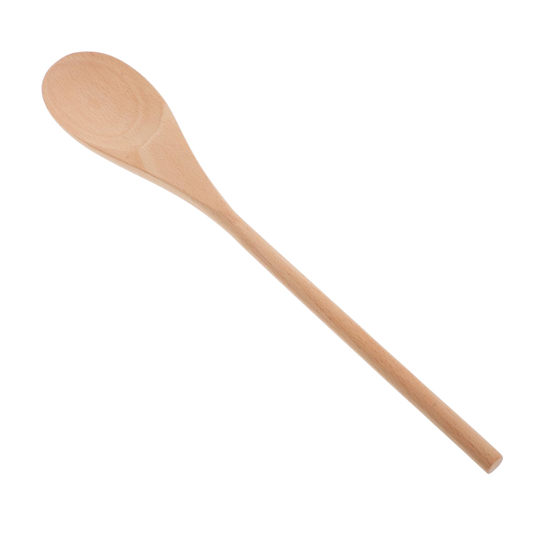 OUNONA Cuillères en Bois à Long Manche pour Mélanger Lot de 24 Ustensile Cuisine Polyvalent Beige, Non Verni Cuisson et Projets Diy