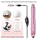 COSITTE Electric Nail Drill,USB Electric Nail Drill Machine for Acrylic Nail Kit,Portable Electric Nail File Polishing Tool Manicure Pedicure Kit Efile Nail Supplies for Home Salon,Pink