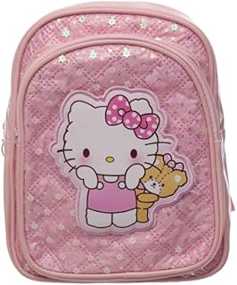 M22 Faux Leather Divided Kids Cute Shiney Backpack With Comfy Adjustable Straps And Durable Lightweight Design - Multi Color