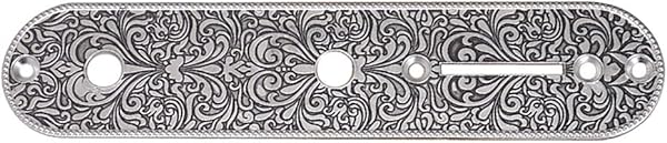 Amazon _ B Baosity ベースギター用1ピース亜鉛合金コントロールプレートコントロールプレート, 銀 _ エレキギターフレット _ 楽器・音響機器