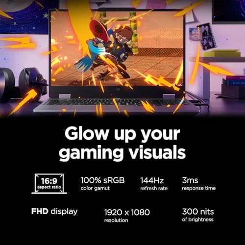 Image of Lenovo LOQ Gaming Laptop, 15.6 inch FHD 144Hz Display, AMD Ryzen 7 250, NVIDIA GeForce RTX 5060, 32GB RAM, 1TB SSD, Wi-Fi 6, Backlit Keyboard, Win 11 Home, Luna Grey, w /Mytrix Accessory Lifetime Office