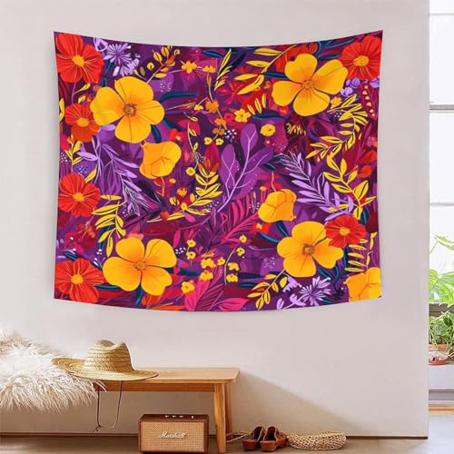 Paño de pared KaleidoKit 3: tapiz decorativo de 150x200cm con estampado digital 3D