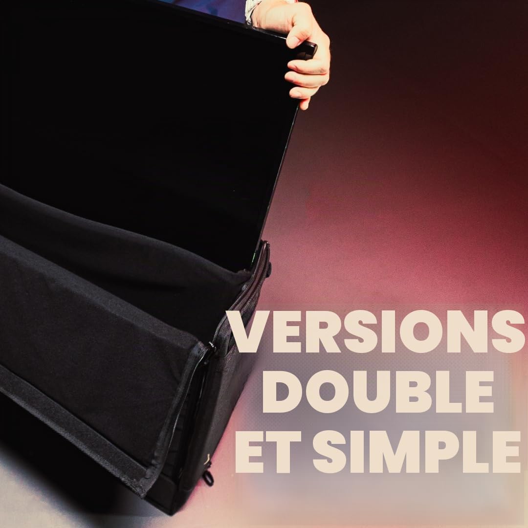 Gator Cases Housse en nylon rembourré pour le transport d'écrans LCD, de moniteurs et de TV entre 40" et 45"; (G-LCD-TOTE-LG)