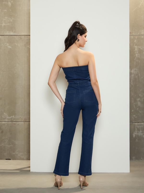 Image of barcino Black Knitted Halter Neck Cut-Out Jumpsuit