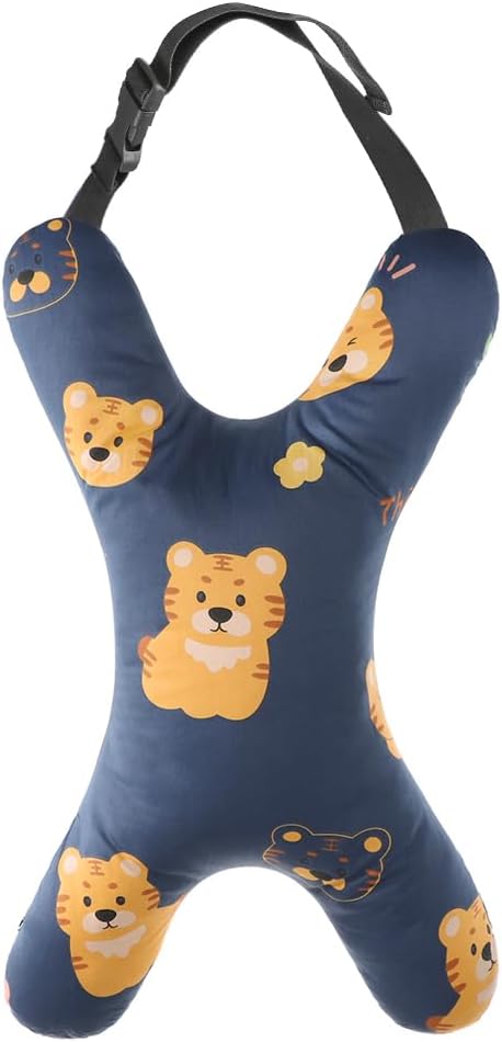 Car Travel Pillow for Kids Adults X-Shaped Car Sleeping Head Support Soft Neck Pillow Head and Body Support Travel Pillow Cushion for Car Seat Pillow Car Aircraft Travel Pillow Headrest for Road Trips - Image 8