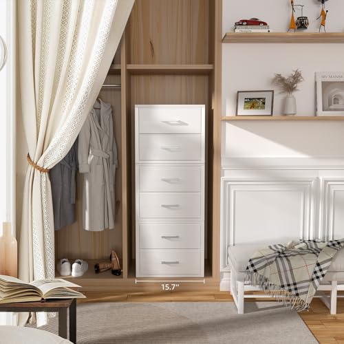 Tiroirs de rangement empilables blanc BOLUO pour optimiser l'espace