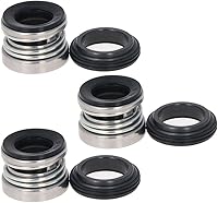 Vista 9 de Othmro 1 unids diámetro interno 0.630 in aleación plástico sello de eje mecánico reemplazo 104-16 sello de eje para bomba de agua bombas de eje eje