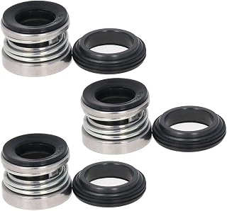 Othmro Mechanical Shaft Seal Replacement 104-16 for Pump Shaft Water Pumps Shaft Mechanical Sealing Alloy Plastic 3pcs