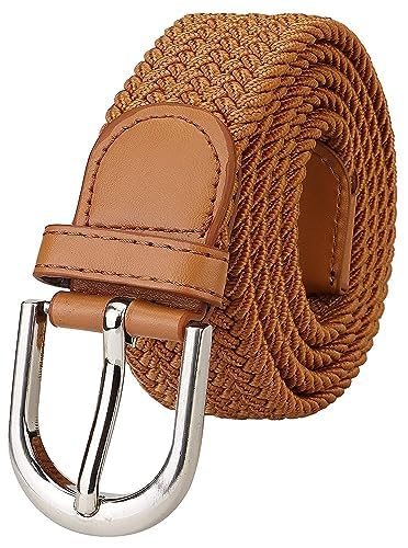 Niddleman Stretchable Braided Woven Fabric Belt for Men and Women