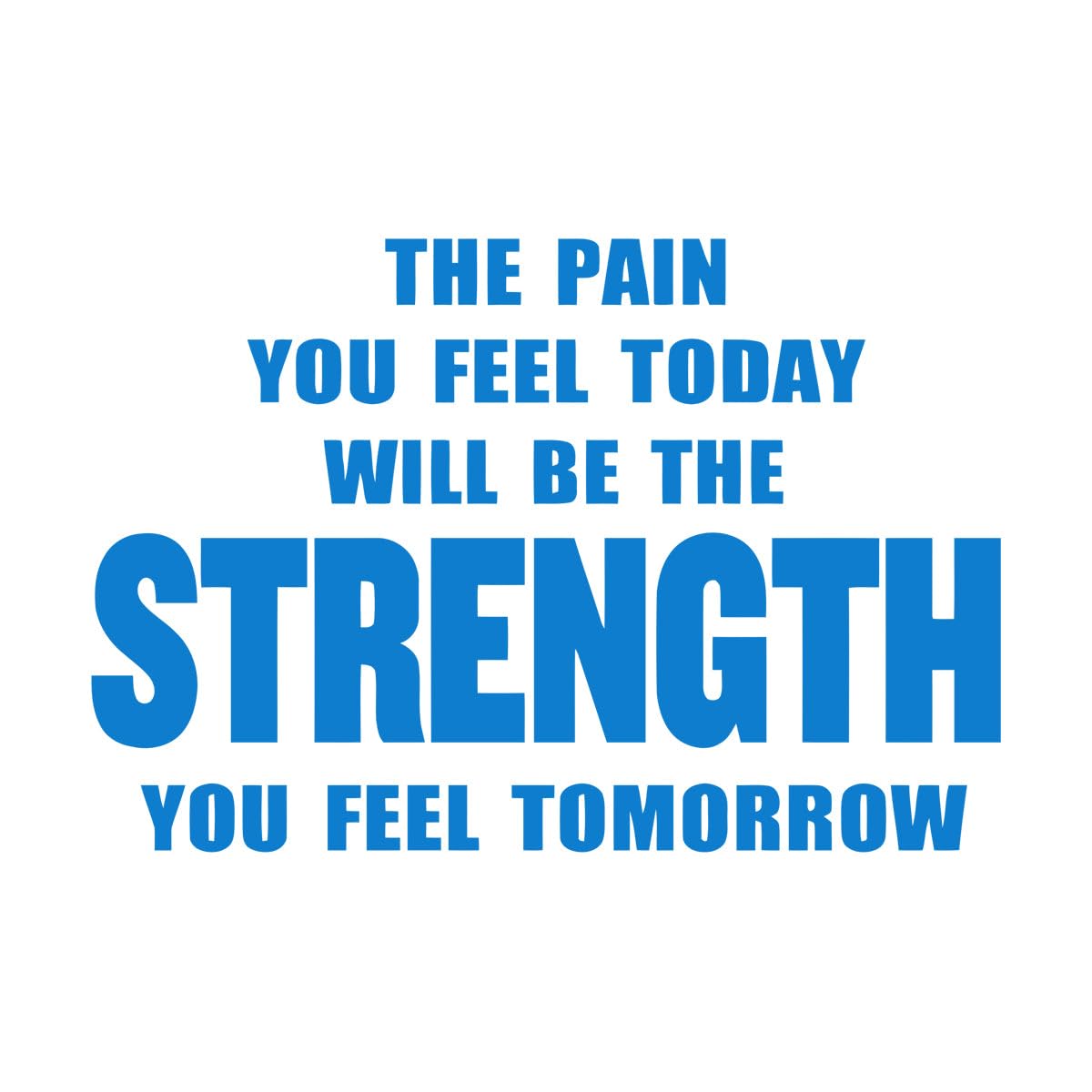 Gym Exercise Room Wall Sticker Inspirational Quote Wall Decal Training Workout PVC Stickers Removable Extra Large - 56x84cm
