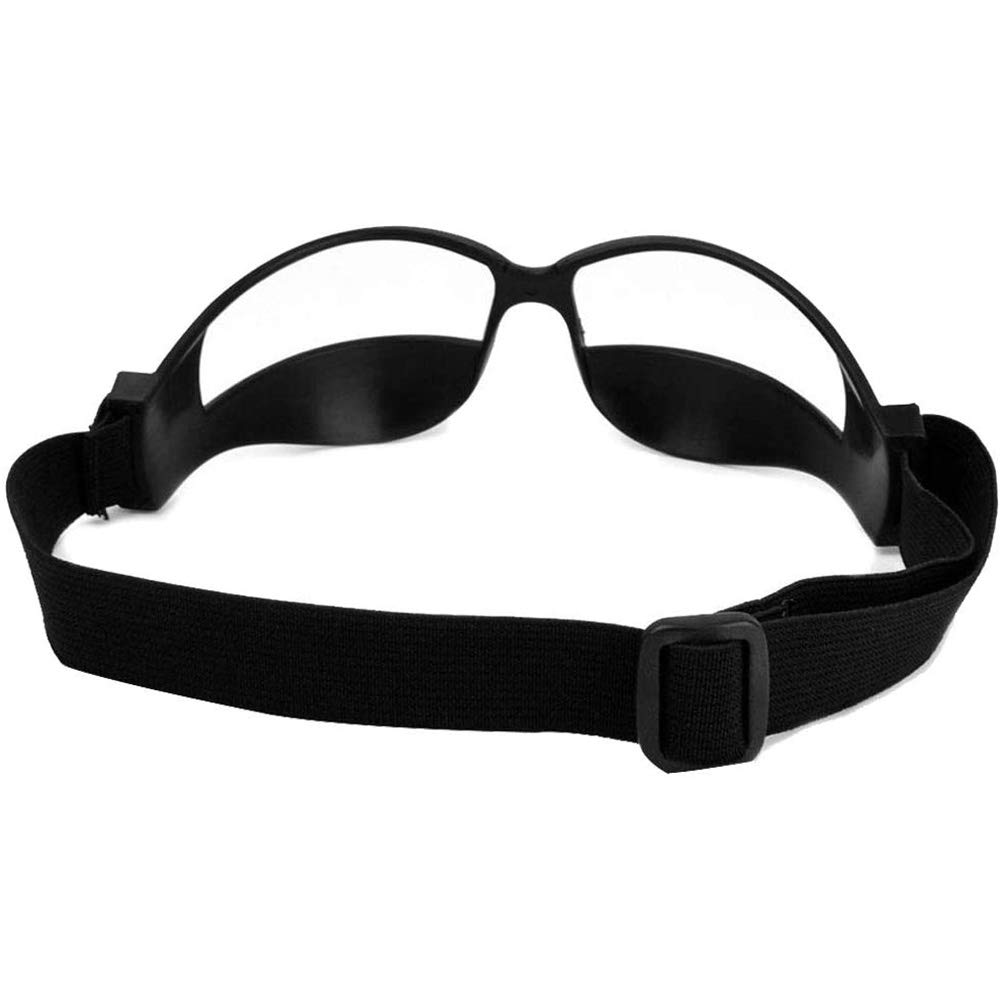 POFET 2 pcs Lunettes de Basket-ball Sport Dribble Specs Lunettes Noir Lunettes de Sport Dribble Specs Basketball Training Aid pour Adolescents Enfants Cadeaux